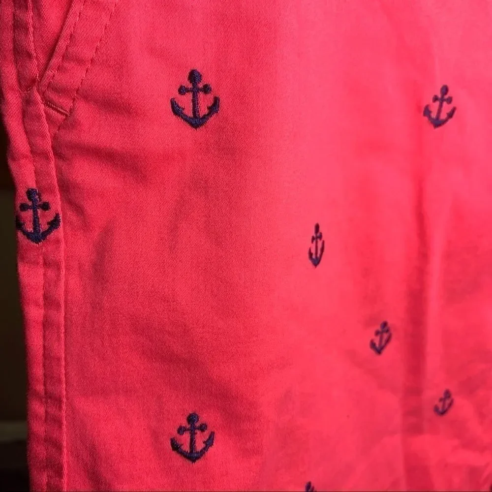 Cambridge dry goods pink skirt blue anchors A1
